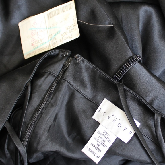 NWT Bill Levkoff Black Bridal/Formal Gown - Picture 6 of 8